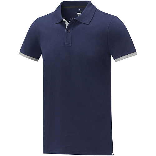 Morgan short sleeve men's duotone polo 1