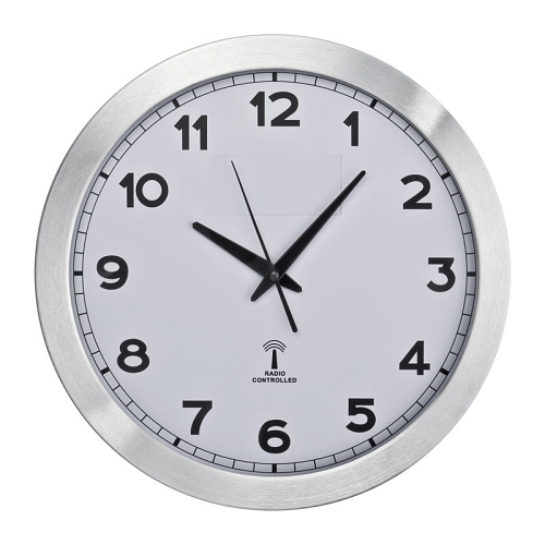 Round media clock metal 1