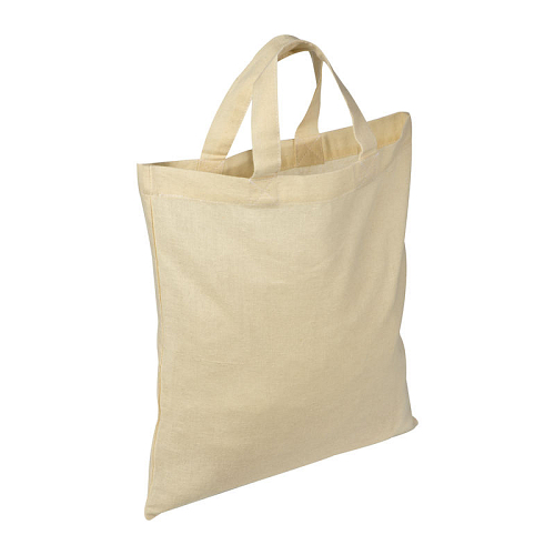 Cotton bag with short handles 1