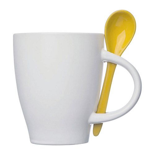 Ceramic cup with a spoon 2