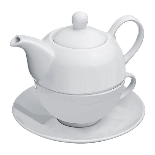 Teapot with cup and coaster 2