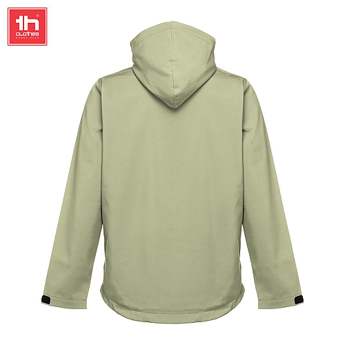 Mens softshell with removable hood 4