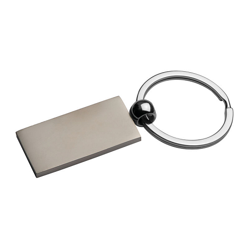 Metal keyring, rectangular 1