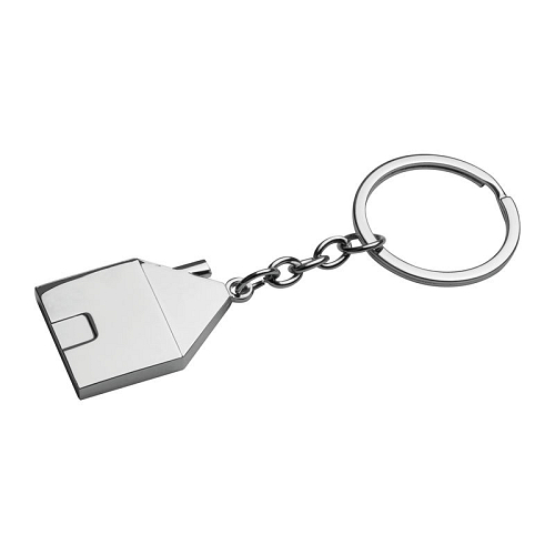 Metal keyring in house shape 1