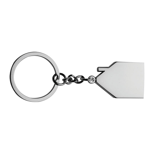 Metal keyring in house shape 4