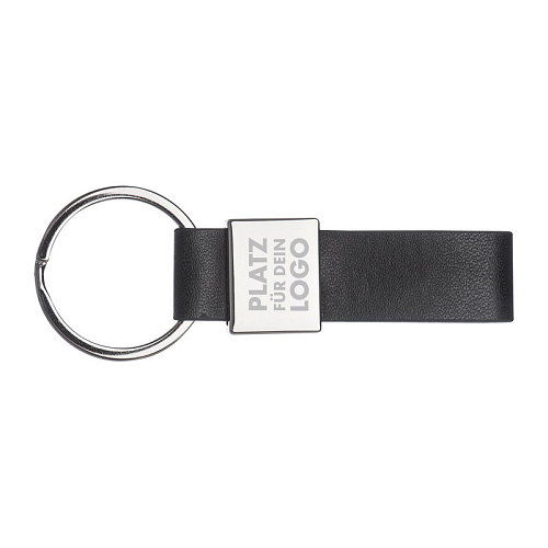 keyring with a black PU strap 3