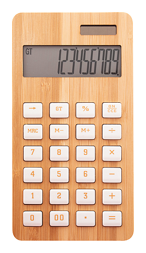 Calculator din bambus, BooCalc 1