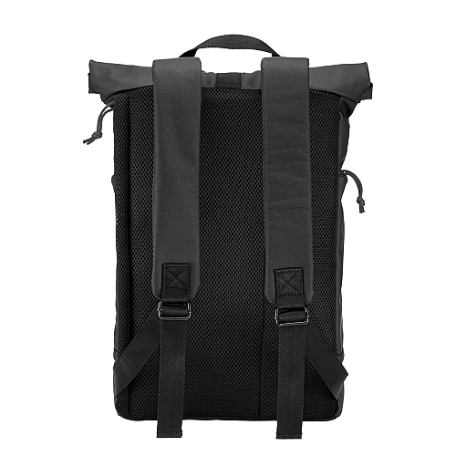 Water resistant soft pu laptop backpack, notebook compartment 3