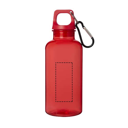 Oregon 400 ml RCS certified recycled plastic water bottle with carabiner 4