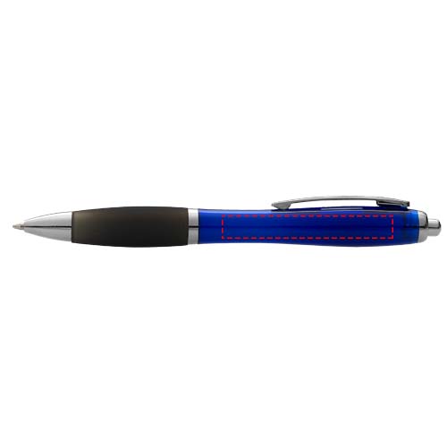 Nash ballpoint pen coloured barrel and black grip (black ink) 4