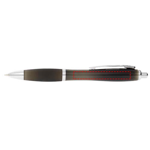 Nash ballpoint pen coloured barrel and black grip (black ink) 4