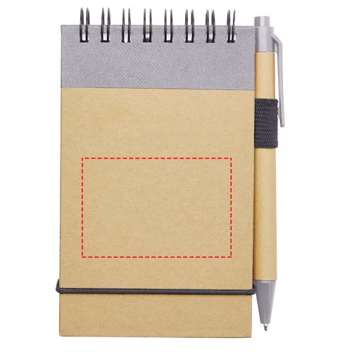 Zuse A7 recycled jotter notepad with pen 4