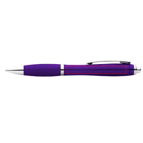 Nash ballpoint pen coloured barrel and grip (blue ink) 4