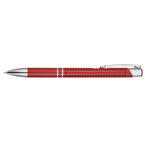 Moneta aluminium click ballpoint pen (blue ink) 4