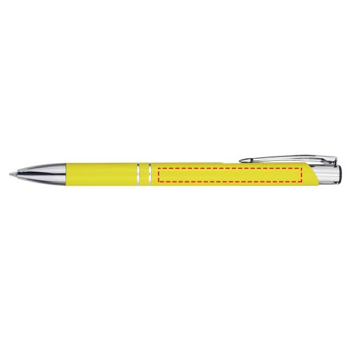 Moneta aluminium click ballpoint pen (blue ink) 4