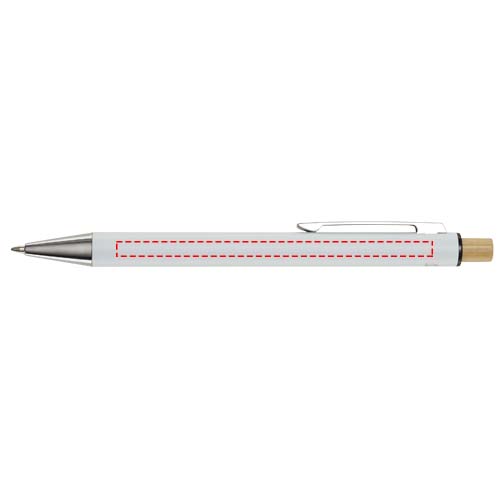 Cyrus recycled aluminium ballpoint pen (blue ink) 4