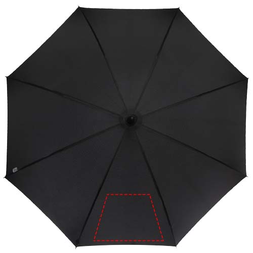 Fontana 23 auto open umbrella with carbon look and crooked handle 4