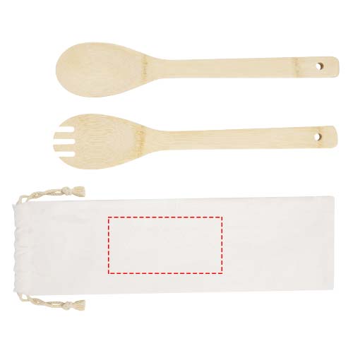 Endiv bamboo salad spoon and fork 4