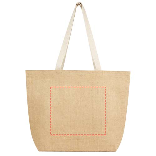 Juta 300 g/m² jute tote bag 12L 3