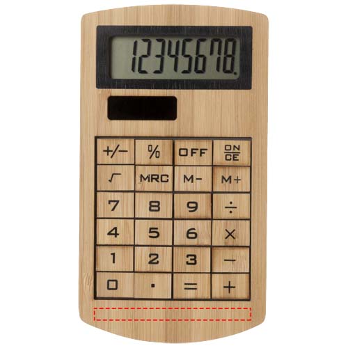 Eugene calculator made of bamboo 4