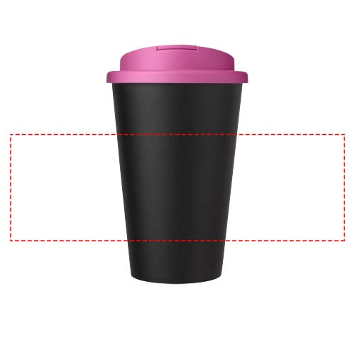 Americano® Eco 350 ml recycled tumbler with spill-proof lid 4