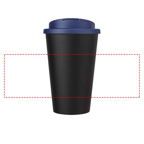 Americano® Eco 350 ml recycled tumbler with spill-proof lid 4