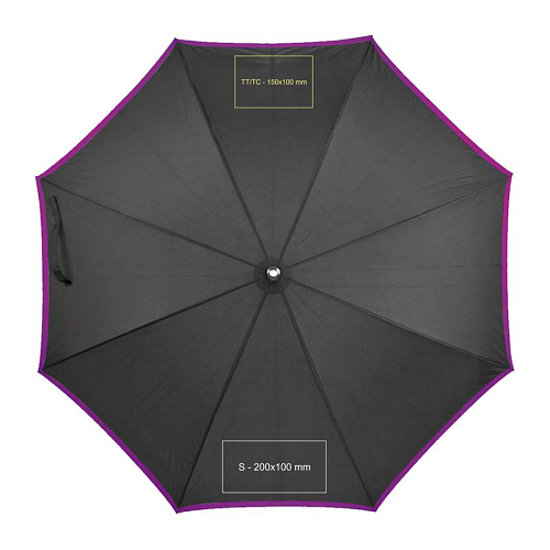 Pongee umbrella , automatic 4