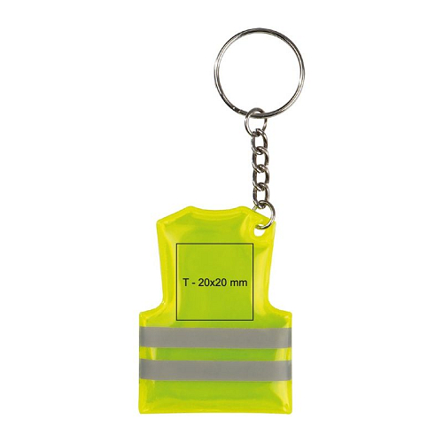 Key fob in the shape of a vest 4