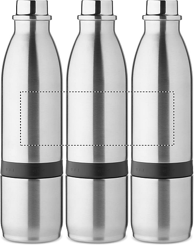 Sticla 2 in 1 cu perete dublu 5 4