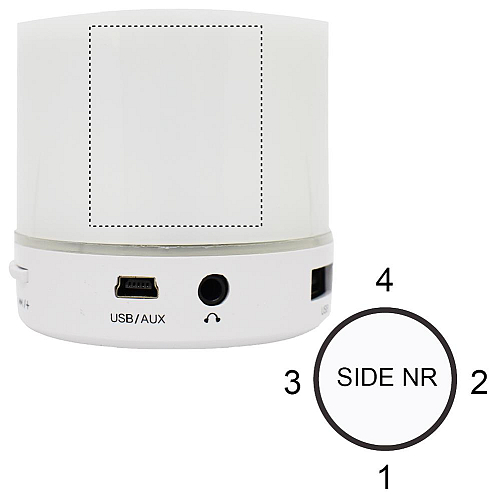 Baterie externa rotunda cu LED 3