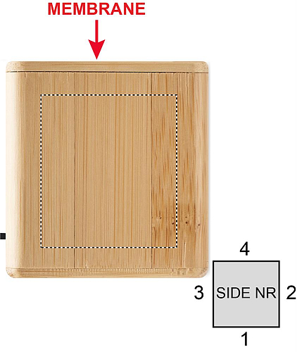 Boxa wireless bambus 4